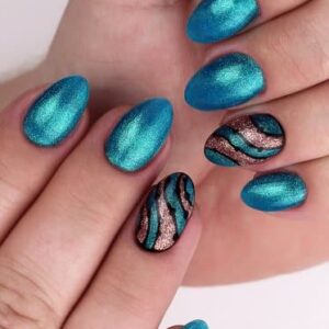 020 Semilac Green Glass - Imagen 3