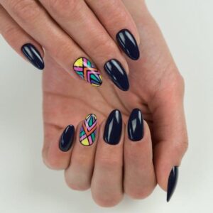 089 Semilac Black Plum - Imagen 2