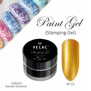 23 Stamping Gel Dorado Velac - Imagen 1