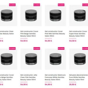 Gel Constructor Semilac Cover pink beige - Imagen 3