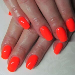 045 Semilac Electric Orange - Imagen 3