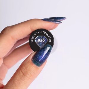 826 Semilac Virtual Violet - Imagen 4
