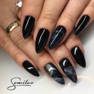 031 Semilac Black Diamond - Imagen 2