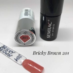 201 Semilac Bricky Brown - Imagen 3