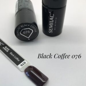 076 Semilac Black Coffee - Imagen 4