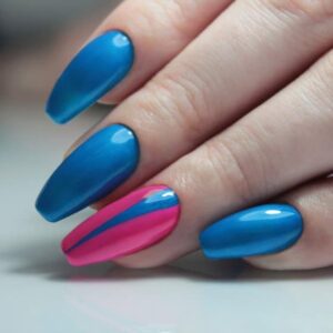 188 Semilac Strawberry Blue - Imagen 2