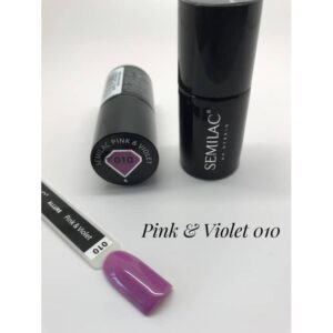 010 Semilac Pink & Violet - Imagen 3