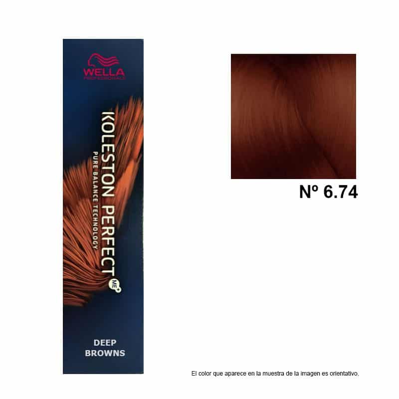 6.74 Rubio Oscuro Marrón Cobrizo