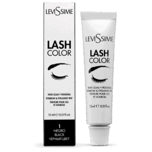 Tinte Cejas y Pestañas Color 1 Negro Levissime - Imagen 1